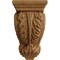Ekena Millwork 3 1/2"W x 4"D x 7"H Small Acanthus Wood Corbel, Cherry CORW03X04X07ACCH - alternate 2